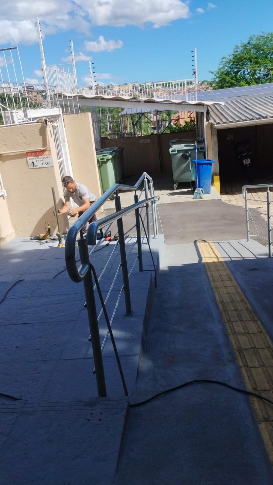 Corrimão para área de circulação